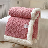 Double-Layer Polar Blanket (Autumn/Winter) – Thick Warm Soft Fleece for Office Naps, Sofa Beds