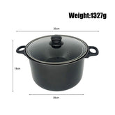 Cooking Pot with Built-In Strainer Water Filter Non-stick Pot Drain Basket Multifunctional Stainless Steel Cooking Pot Dropship