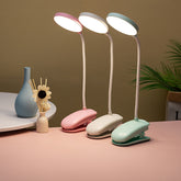 Table Lamp Eye Protection Desk Rechargeable Plug-In Dual Purpose Clamp Table Lamp Dormitory Bedroom Learning LED Bedside