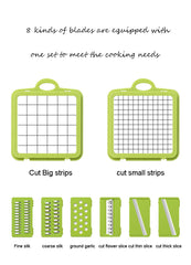 Kitchen Multifunctional Vegetable Cutter Potato Dicer Slicer Cucumber Shredder Home Multifunctional Vegetable Cutter