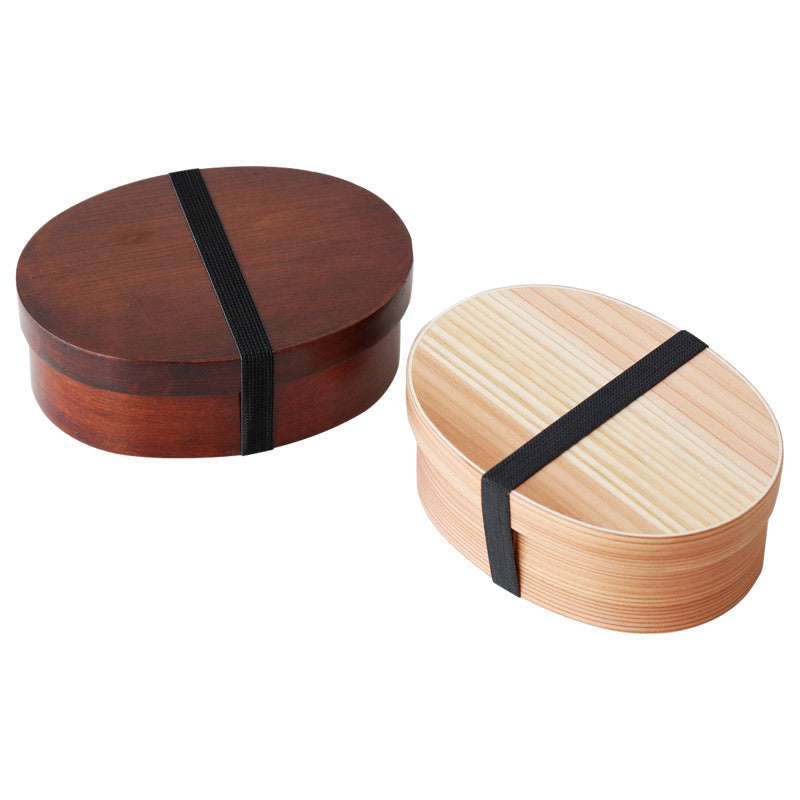 Japanese Creative Wooden Lunch Box Divided Lunch Box Student Lunch Box Lunch Box Dried Fruit Box Sushi Box