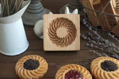Cookie Mold Cutter Premium Beech Cookie Shortbread Wooden Cookie Mold