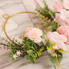New Wrought Iron Ball Chrysanthemum Water Grass Wall Hanging Home Decoration Door Hanging Artificial Garland Ornaments
