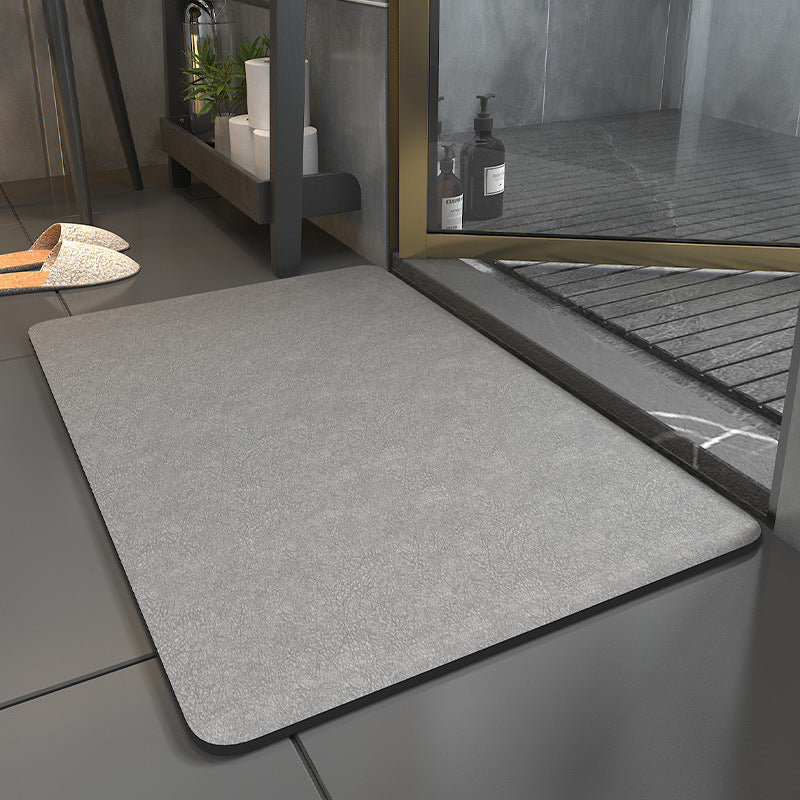 Diatom MudFloor Mat Toilet Entrance Mat Anti-slip Water Absorption Toilet Technology Velvet Soft Bathroom Mat