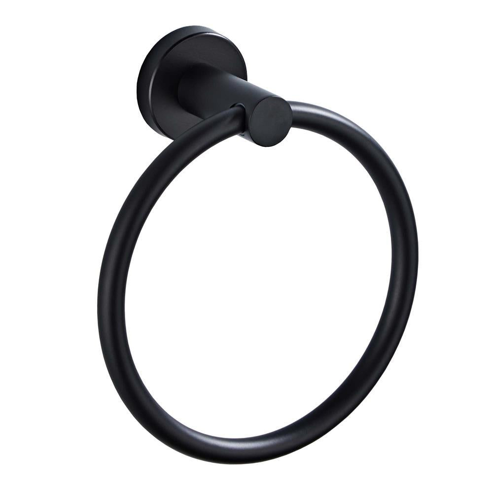 Black Towel Ring Nordic Round Towel Rack Towel Ring Hanging Rack Ring