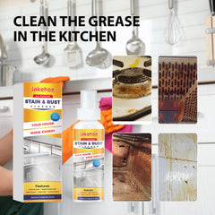 Stain & Rust Cleaner, Clean Kitchen Utensils And Pots Kitchen Hearth Oil Black Dirty Clean Lampblack Machine Oil
