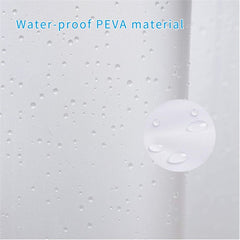 Bathroom Shower Lining Frosted Plastic Extra Long Shower Curtain Liner With Magnet Metal Eyelets Thickened Shower Curtain