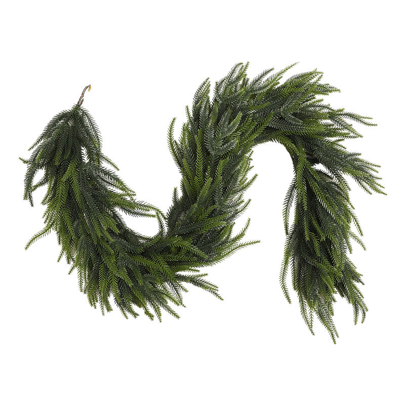 Christmas Decorative Wreath with Fir Branches, Wall Hanging Window Decoration, Artificial Garland for Holiday Display