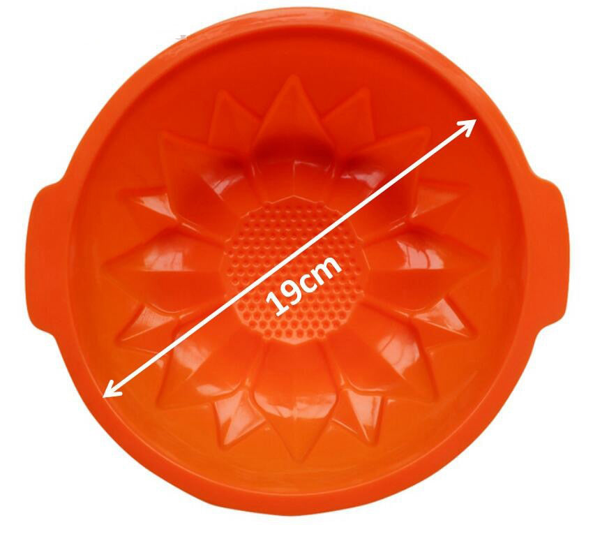 DIY Silicone Cake Baking Mold Big Sunflower DIY Silicone Cake Mold christmas DIY Mold Wedding Decoration