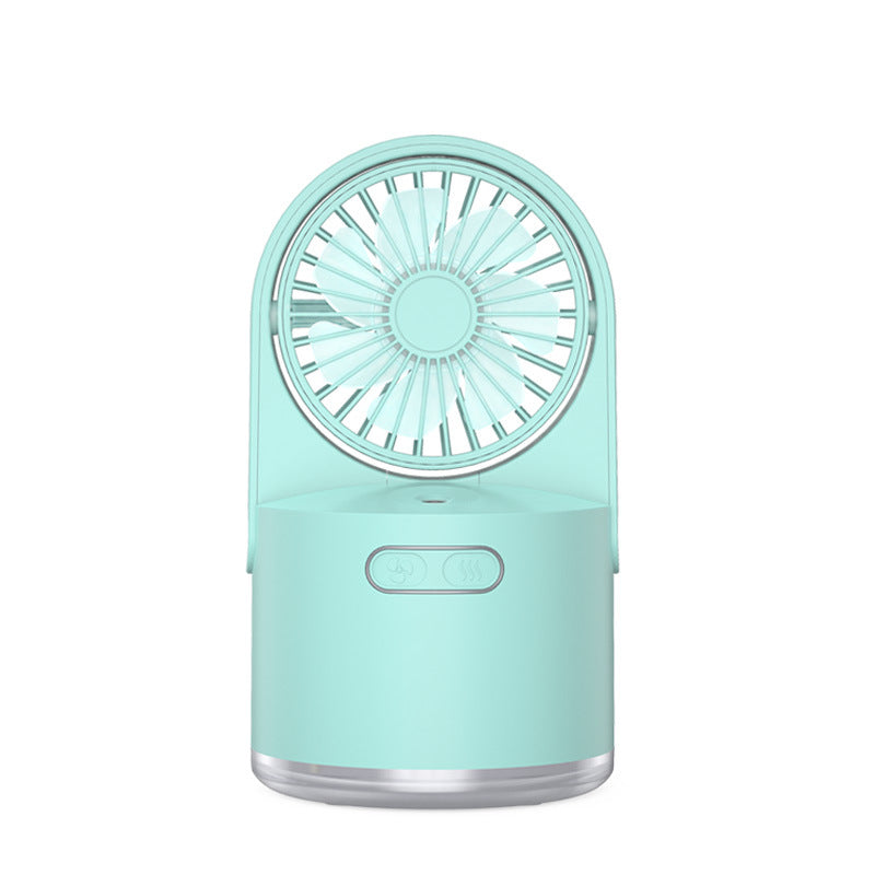 USB Charging Humidification Spray Small Fan Desktop Cooling Cooling Water Supply Fan Mini Portable Small Fan
