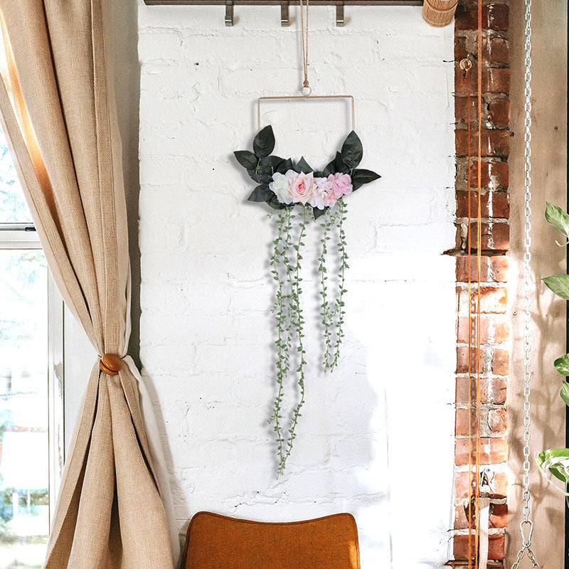 Vine Plant Green Plant Living Room Hanging Decoration Wall Hanging Green Radish Home Accessories Simulation Fake Plant Wall Decoration