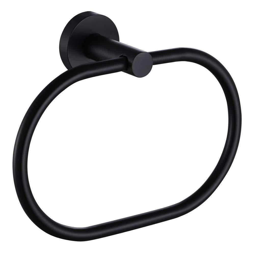 Black Towel Ring Nordic Round Towel Rack Towel Ring Hanging Rack Ring