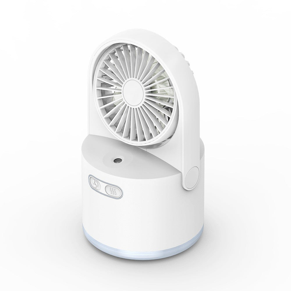 USB Charging Humidification Spray Small Fan Desktop Cooling Cooling Water Supply Fan Mini Portable Small Fan