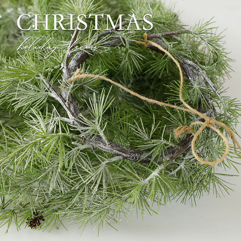 Faux Green Plant Hanging Vine Basket, Christmas Decoration Hanging Ornament