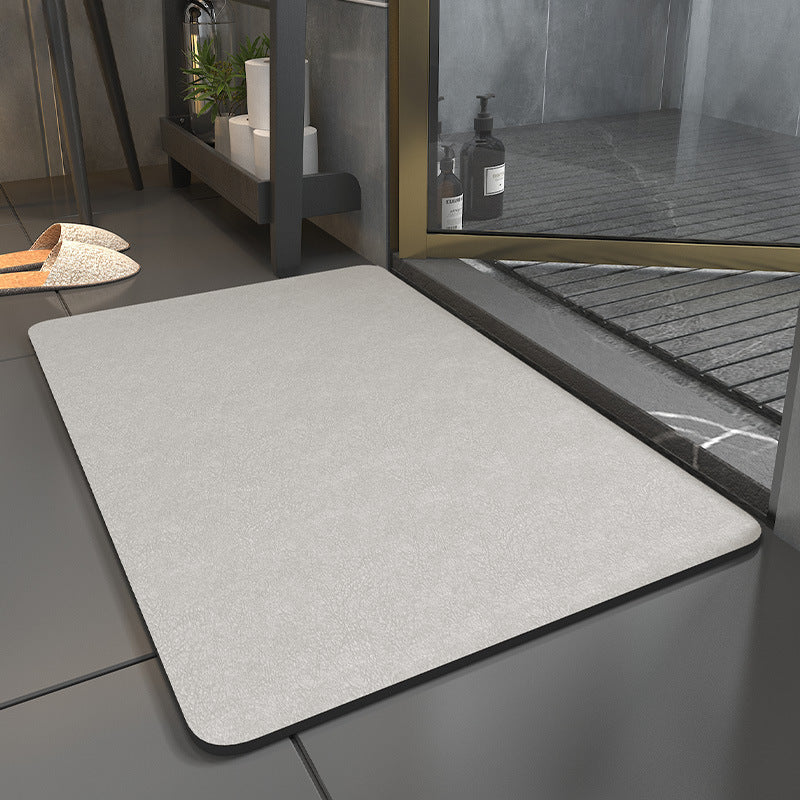 Diatom MudFloor Mat Toilet Entrance Mat Anti-slip Water Absorption Toilet Technology Velvet Soft Bathroom Mat