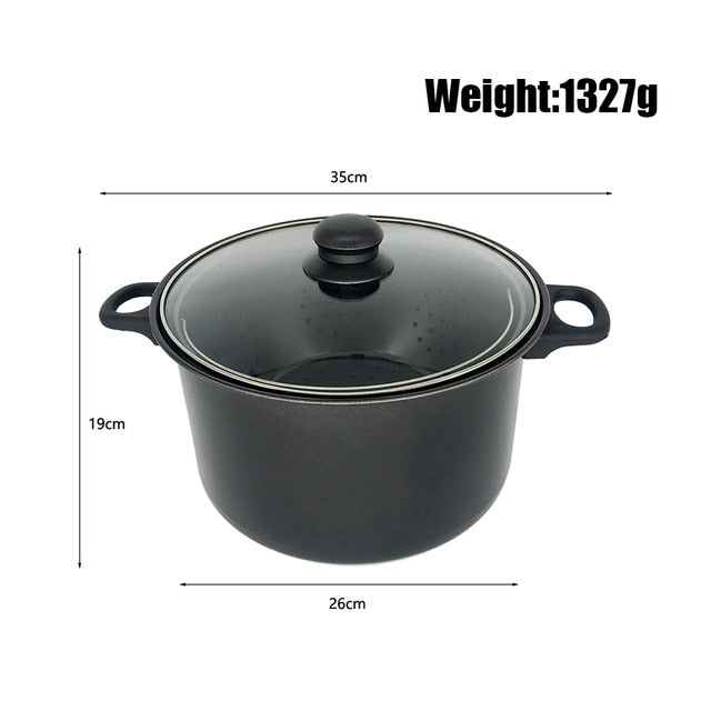 Cooking Pot with Built-In Strainer Water Filter Non-stick Pot Drain Basket Multifunctional Stainless Steel Cooking Pot Dropship