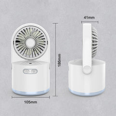 USB Charging Humidification Spray Small Fan Desktop Cooling Cooling Water Supply Fan Mini Portable Small Fan