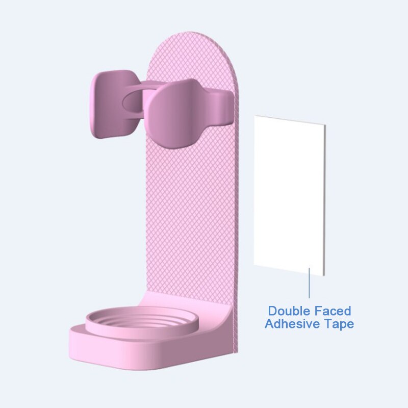 1Pcs ABS Traceless Stand Rack Toothbrush Organizer Electric Wall-Mounted Holder Bathroom Organizer Accessories Tools
