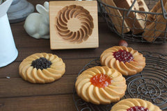 Cookie Mold Cutter Premium Beech Cookie Shortbread Wooden Cookie Mold
