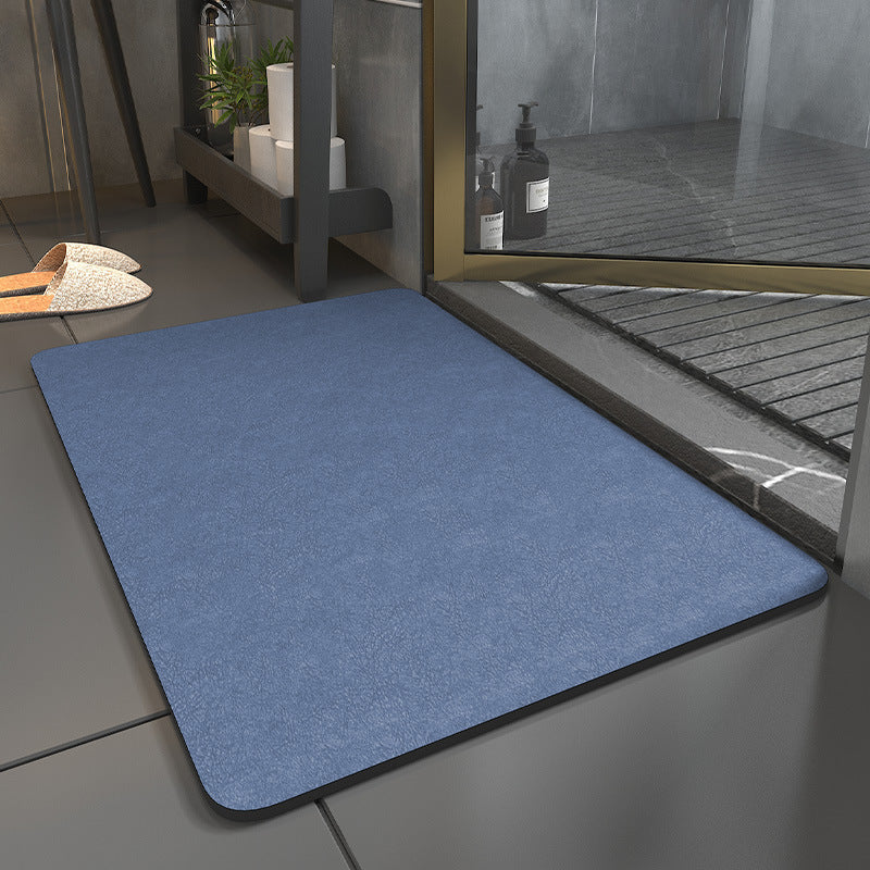 Diatom MudFloor Mat Toilet Entrance Mat Anti-slip Water Absorption Toilet Technology Velvet Soft Bathroom Mat