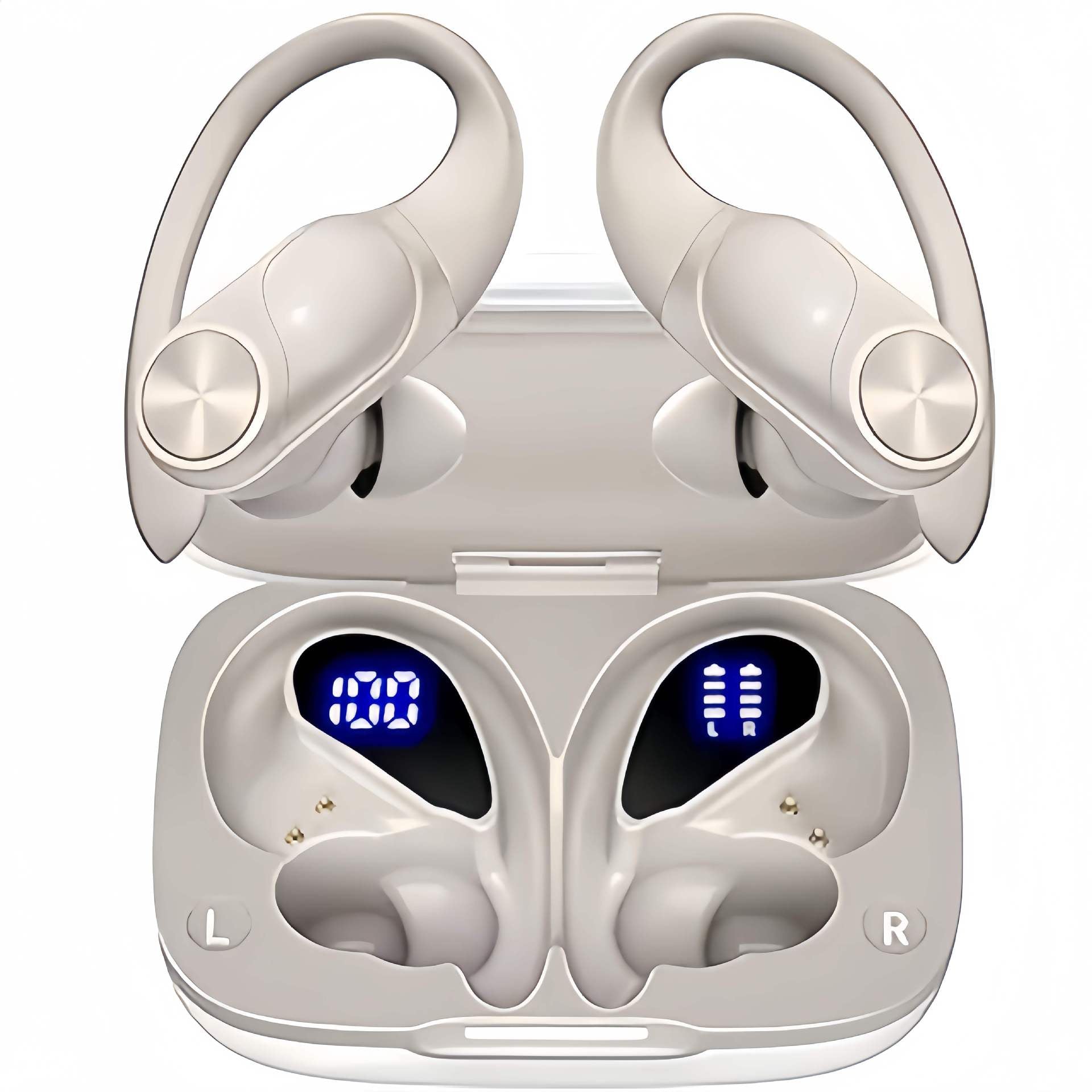 Wireless Bluetooth Long Range Sports Running Noise cancelling Earbuds