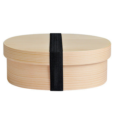 Japanese Creative Wooden Lunch Box Divided Lunch Box Student Lunch Box Lunch Box Dried Fruit Box Sushi Box