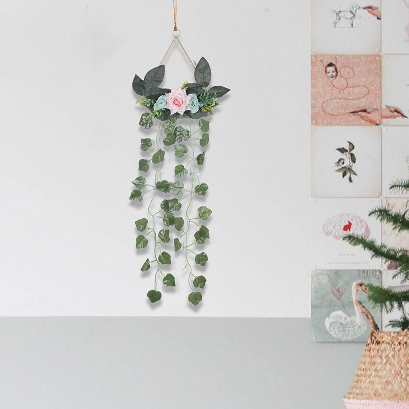 Vine Plant Green Plant Living Room Hanging Decoration Wall Hanging Green Radish Home Accessories Simulation Fake Plant Wall Decoration