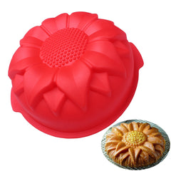DIY Silicone Cake Baking Mold Big Sunflower DIY Silicone Cake Mold christmas DIY Mold Wedding Decoration
